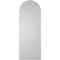Ekena Millwork Round Top Surface Mount PVC Gable Vent w/ 2"W x 1-1/2"P Brickmould Frame, 14"W x 38"H GVPRT14X3802SN - alternate 5
